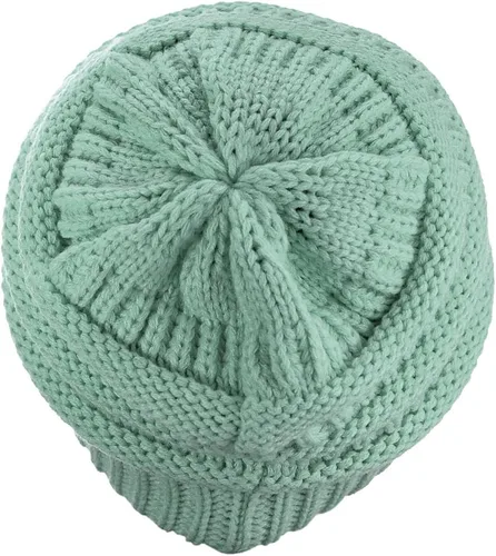 Vista 256 de C.C Trendy Warm Chunky Soft Stretch Cable Knit Beanie