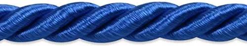 Vista 54 de Expo International Wanda - Borde de cable trenzado, 20 yardas/3/16, gris Arándano