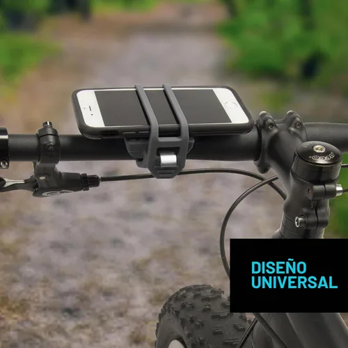 Vista 3 de Nite Ize HandleBand - Soporte universal para manillar de bicicleta, color carbón