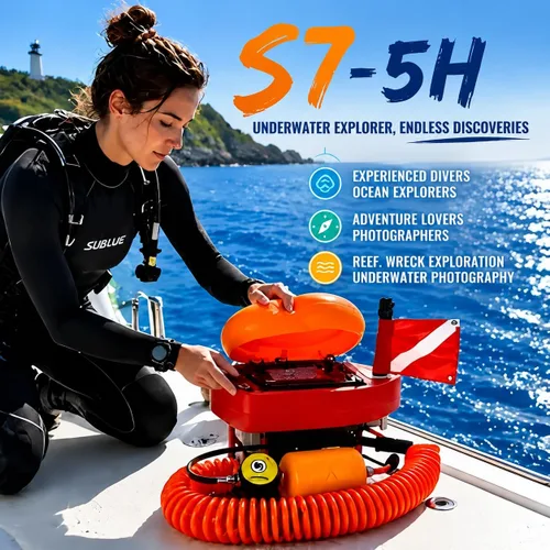 Vista 4 de 819 Tankless Scuba Diving System