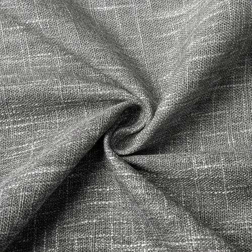Vista 7 de Cortina opaca para dormitorio, color blanco crema a gris, 50 pulgadas de ancho x 63 pulgadas de largo x 2 pulgadas de largo Central Park, Gradient