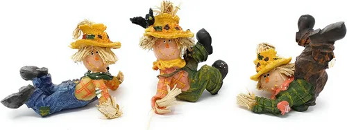Vista 3 de Espantapájaros tumbados, decoracionres para fiesta y para habitación