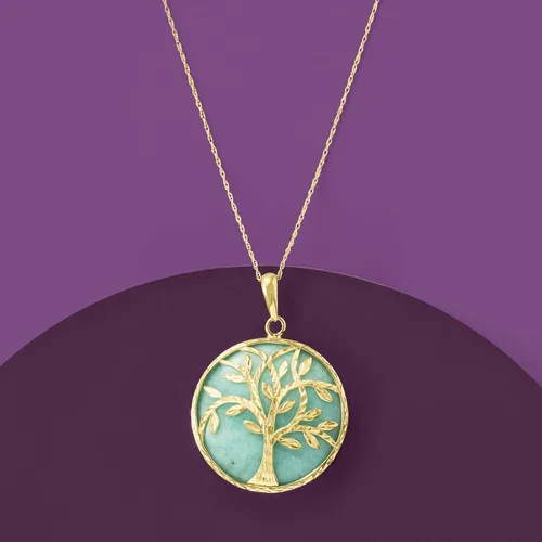 Vista 3 de Ross-Simons Gemstone Tree of Life Necklace