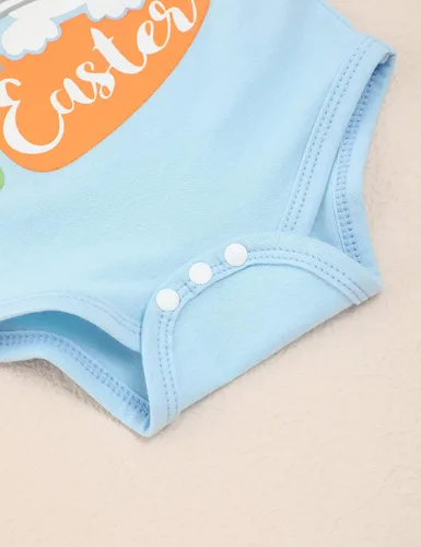 Vista 4 de Gavol My First Easter - Conjunto de ropa de 3 piezas para bebé de 0 a 12 meses