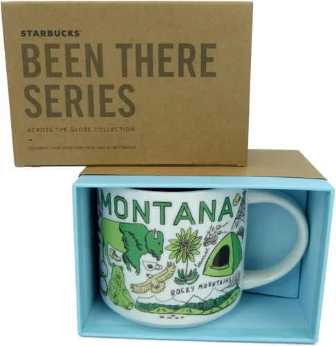 Vista 3 de Starbucks MONTANA Been There Series Across the Globe Collection Taza de café de 14 onzas