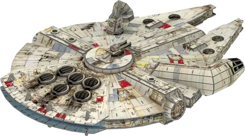 Vista 4 de 4D Cityscape Kits de modelo de papel 3D de Star Wars (Millennium Falcon)
