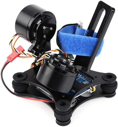 Vista 9 de Gimbal sin escobillas BGC 2 2 estabilizador para 3 3+4 cámaras 3-Axis Drone Gimbal con marco de aleación de aluminio CNC