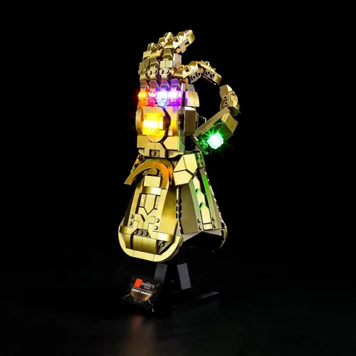 Vista 2 de BRIKSMAX Kit de iluminación LED para Infinity Gauntlet – Compatible con modelo de bloques de construcción Lego 76191 – no incluye el juego Lego