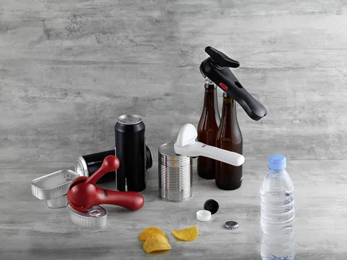 Vista 5 de KUHN RIKON Abridor de agarre sin esfuerzo para frascos y botellas, 10 x 5 x 2.25 pulgadas, blanco