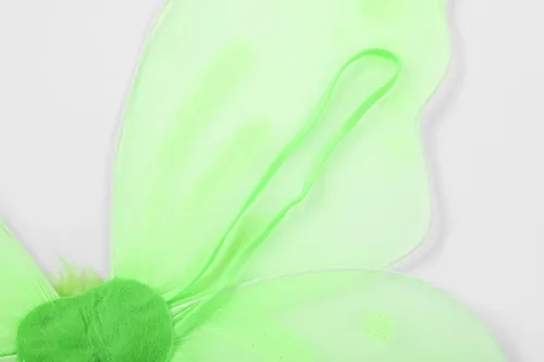 Vista 7 de ReliBeauty Disfraz de hada verde para niñas, vestido de tul de princesa para Halloween, con alas de mariposa