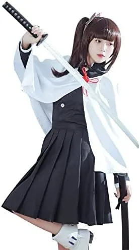 Vista 2 de Nuoqi Zentisu Tanjiro - Disfraz de cosplay para adulto de Giyuu Tomioka, traje de Shinobu, anime, Halloween