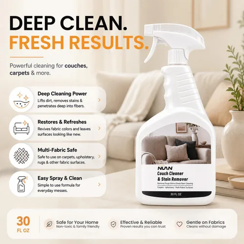 Vista 3 de NUAN Limpiador de sofás y quitamanchas en espray 30 fl oz