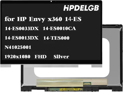 Vista 9 de Reemplazo para HP Pavilion x360 14-ek 14t-ek 14-ek0013dx 14-ek0023dx 14-ek0015TU 14-ek0097nr 14-ek0033dx N09468-001 1080p FHD LCD pantalla táctil