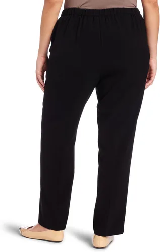 Vista 2 de Briggs New York Pantalón de vestir para mujer, talla grande, longitud media y corta