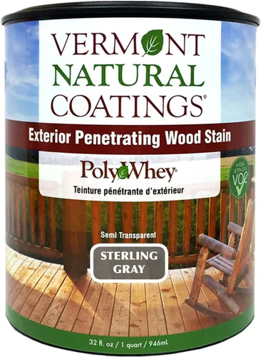 Vista 9 de Vermont Natural Coatings PolyWhey - Tinte penetrante exterior - Cedro dorado - Galón