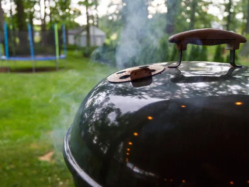 Vista 15 de Weber Original Kettle Premium - Parrilla de carbón, 22 pulgadas, color negro