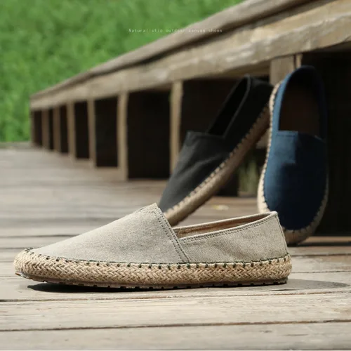 Vista 3 de Casmag - Mocasines de lona para hombre, estilo informal, para pasear