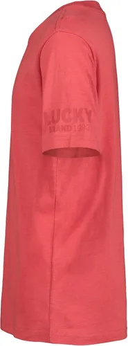 Vista 3 de Lucky Brand Boys Short Sleeve Key Solid Crew Neck T-Shirt, Soft, Comfortable, Relaxed Fit