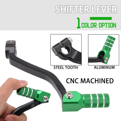 Vista 2 de AnXin Pedal de palanca de cambios para motocicleta, brazo de palanca de cambios CNC para KX250F 2009-2020 KX250 2019-2023 KX250X 2021-2023 Dirt Bike