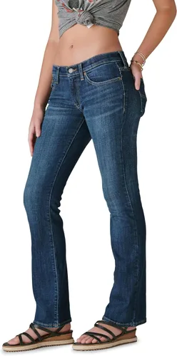 Vista 3 de Lucky Brand Jeans de tiro medio Easy Rider Bootcut para mujer