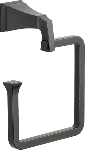 Vista 11 de Delta Dryden 75146-SS - Toallero de mano (1 unidad) de acero inoxidable brillante para toalla de baño para pared de baño, toallero cuadrado