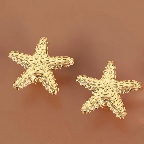 Vista 7 de 4 tiradores de estrellas de mar, tiradores de estrellas de mar, asas doradas, diseño costero, playa, océano, tiradores de un solo agujero, manijas