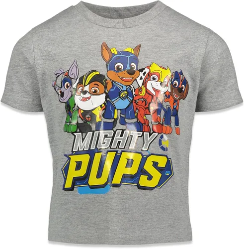 Vista 3 de Paw Patrol Chase Marshall Rubble - Paquete de 3 camisetas para niños pequeños a grandes