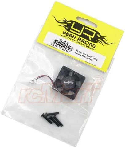 Vista 2 de Yeah Racing Ventilador de refrigeración de alta velocidad Tornado 1.181 x 1.181 in para ESC #YE-0029