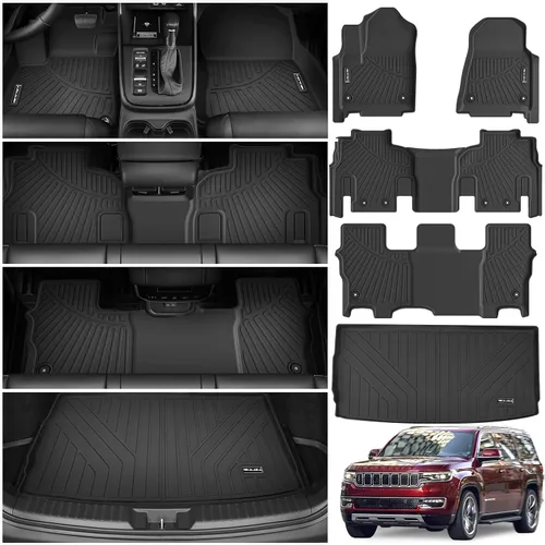 Vista 25 de Alfombrillas y forro de carga para Chevy Suburban 7 asientos 2021-2026