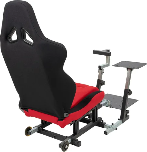 Vista 4 de SimFab Add-on Mounting Bracket Kit Compatible With Thrustmaster TCA Yoke And Throttle Boeing Edition (Yoke, Throttle And Rudder Pedals Bracket Kit)