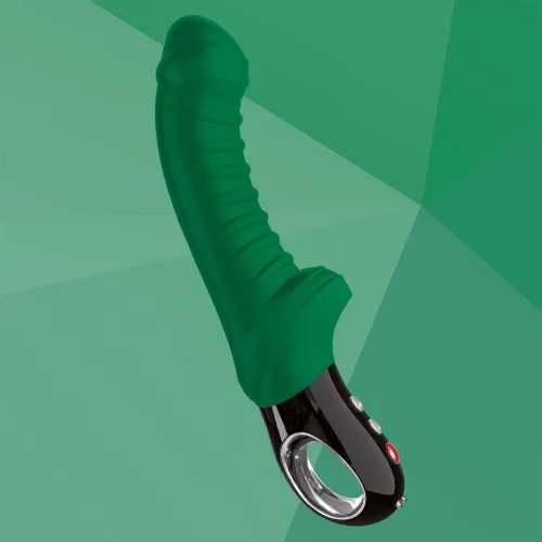 Vista 3 de FUN FACTORY Juguetes para adultos, vibrador realista serie G5 de silicona recargable, juguetes sexuales de lujo para mujeres y juguetes sexuales