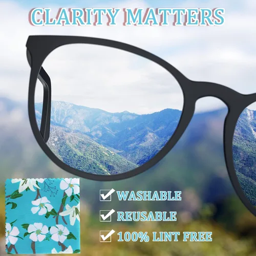 Vista 7 de Weewooday Paquete de 18 paños de limpieza para lentes, diseño de cactus de llama, paños de limpieza de microfibra para lentes limpios, lentes de sol