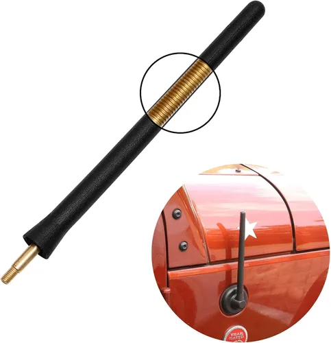 Vista 5 de VOFONO - Antena compatible con Jeep Wrangler Gladiator JL JK JT Unlimited Sport Willys Rubicon Sahara 4xe 2007-2025, antena para radio AM FM