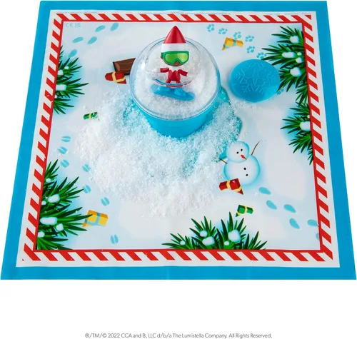 Vista 3 de The Elf on the Shelf Secret SnoPrize - Colecciona una de las ocho mini figuras misteriosas. Incluye paquete de nieve mágico