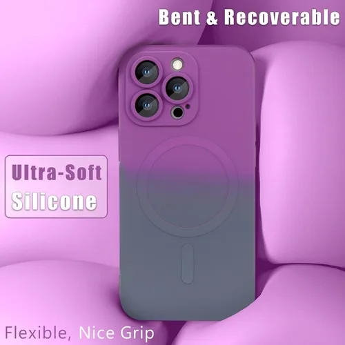 Vista 4 de Funda para iPhone 13 Pro para mujeres y niñas, 2 protectores de pantalla, ligera y duradera, suave, asfática, a prueba de golpes, linda funda