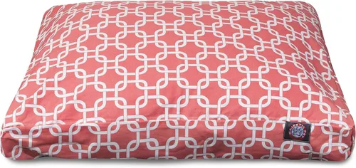 Vista 32 de Majestic Pet Cama para perro de espuma viscoelástica triturada, pequeña con funda extraíble lavable, cama ortopédica rectangular para perros, cama