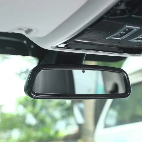 Vista 4 de YIWANG Marco de espejo retrovisor interior de coche para Range Rover Sport 2009-2017 Discovery Sport 15-17 Discovery 4 09-16 Evoque Vogue 2011-17