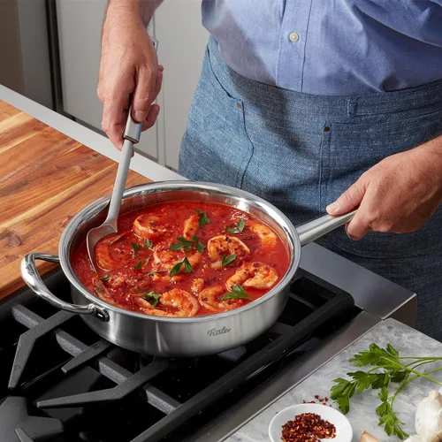 Vista 11 de Fissler M5 Pro-Ply - Batería de cocina de acero inoxidable, 5 capas, 5 piezas