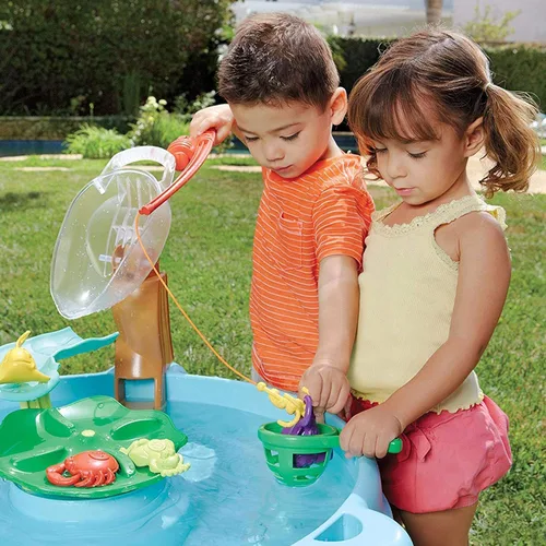 Vista 7 de Little Tikes Juego completo de mesa de agua Fish 'n Splash - Juego completo con juguetes y juego de pesca