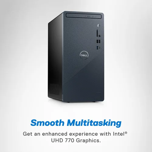 Vista 3 de Dell Inspiron 3020 Desktop - Intel Core i7-13700, SSD de 1 TB + disco duro de 1 TB, RAM DDR4 de 16 GB, DVD RW, gráficos Intel UHD 770, Windows 11
