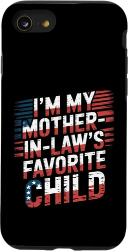 Vista 18 de Cool Im My Mother in Law Favorite Child Funny Parent Patriot Case for iPhone 16