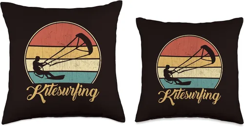 Vista 3 de Kitesurfing Kite Surfing Kiteboard Windsurfing Throw Pillow