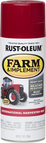 Vista 11 de Rust-Oleum Farm & Implement 280176 - Pintura esmaltada, galón, naranja (Allis Chalmers Orange)