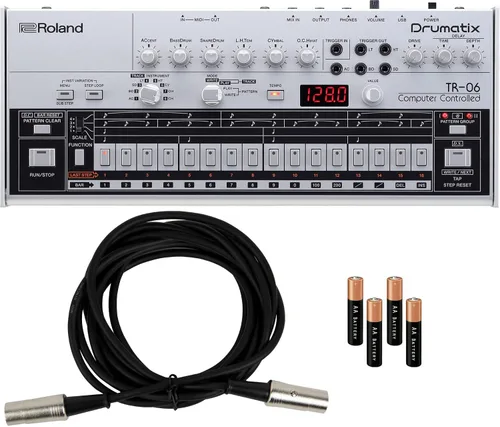 Vista 10 de Roland TR-6S Rhythm Performer Paquete de máquina de tambor compacta con cable MIDI Paquete con cable MIDI