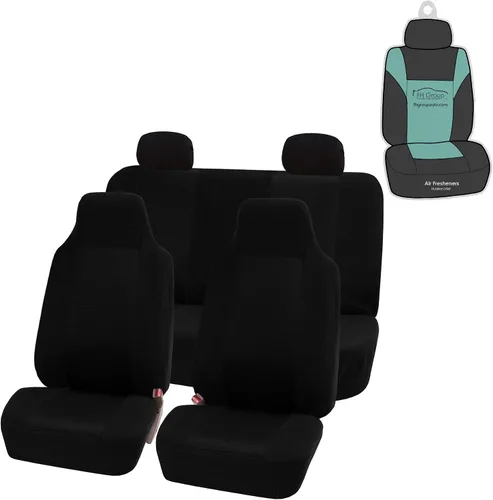 Vista 8 de Juego completo de fundas para asientos clásicas FH-FB102114. Dispensador de pañuelos para viajes en auto, apto para la mayoría de coches, camiones
