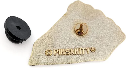 Vista 2 de Pinsanity Pin de solapa esmaltado Key Lime Pie, Esmalte, Sin gemas.