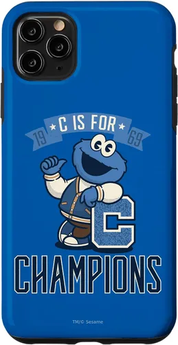 Vista 13 de iPhone 16 Sesame Street Cookie Monster C es para Champions Case