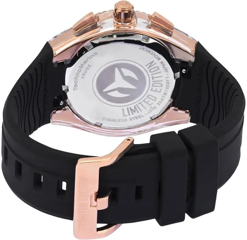 Vista 3 de TechnoMarine Cruise Glitz TM-121018 Reloj de cuarzo para hombre Oro Rosa Reloj de cuarzo