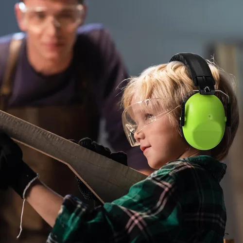 Vista 5 de Yunsailing Paquete de 9 orejeras de protección auditiva para niños, orejeras ajustables de ruido suave, 27 db, protección sensorial de oído