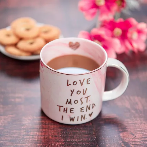 Vista 7 de Hendson Novia, esposa, aniversario, cumpleaños, regalo romántico – Love You Most The End I Win – Lindas ideas de regalos para pareja para novia